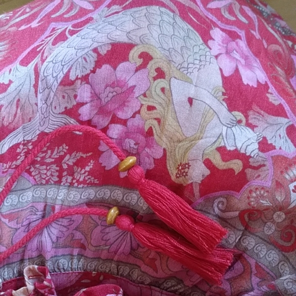 Spell Designs Exclusive Red Seashell Gown Maxi Dress M Free People Mermaid FP - Picture 10 of 16